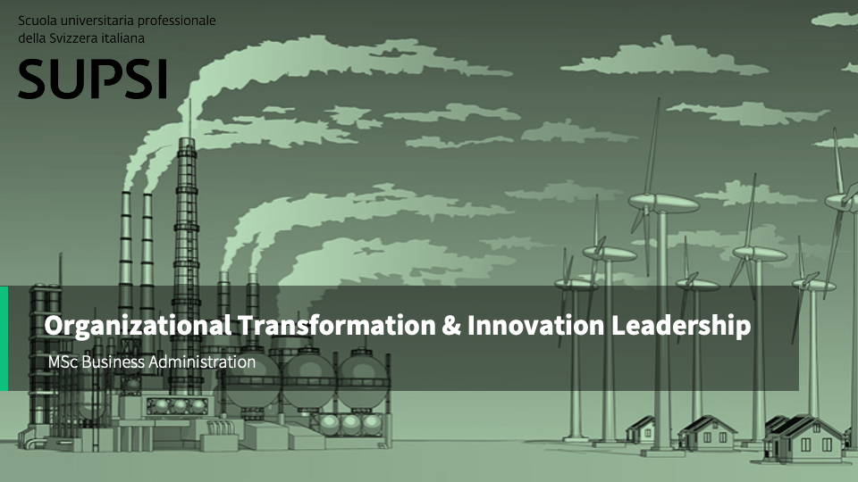 Organizational Transformation & Innovation Leadership